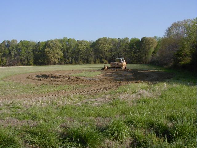 Fields during the earth work