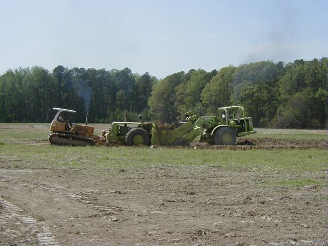 Fields during the earth work